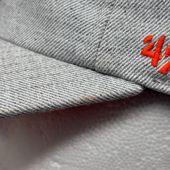 San Diego Padres '47 Brand Cooperstown Collection Gray Orange Strapback Hat OSFA - Picture 13 of 14